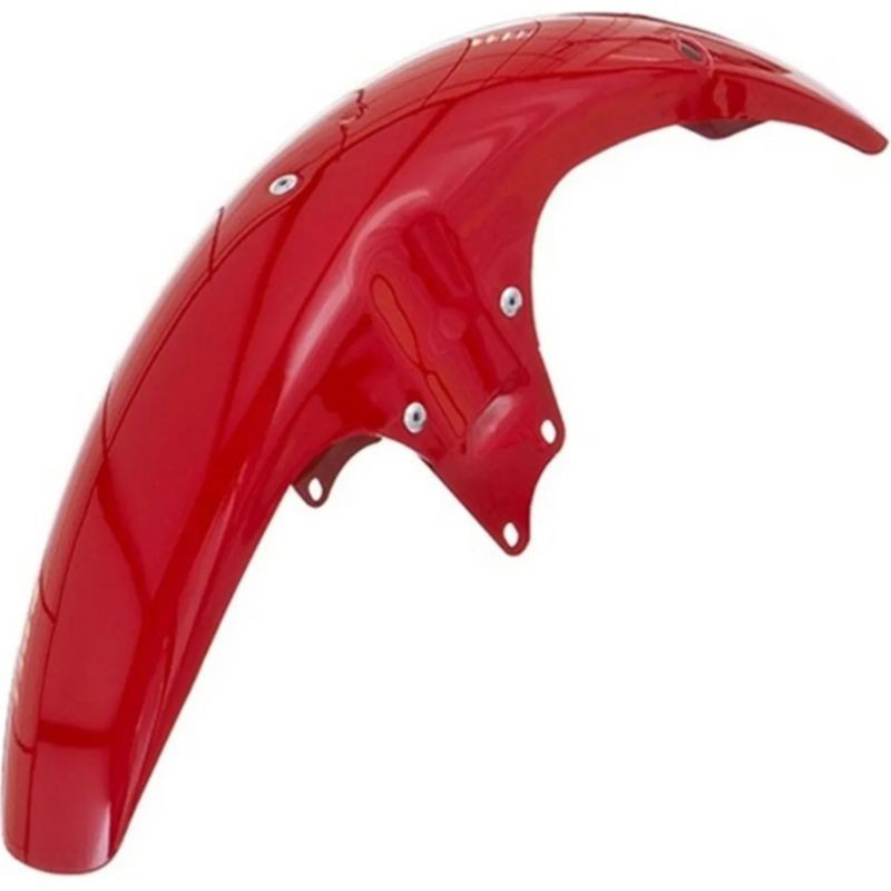 Paralama Dianteiro Honda Cg 125 vermelho 83 / 84 today 91 92 vermelho