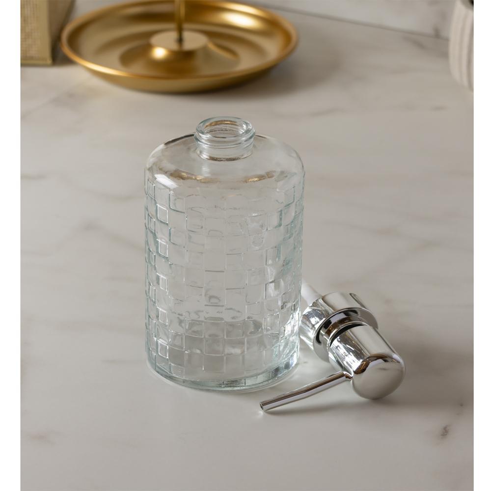 Porta Sabonete Líquido Wolff Mosaic 330ml Vidro