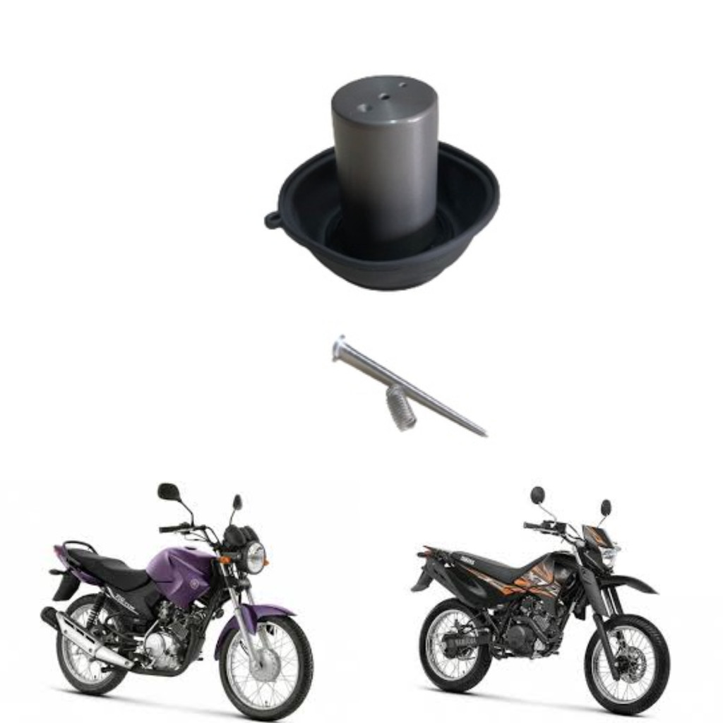 Pistonete Carburador C/ Diafragma Factor 125 Xtz 125 09-16 em Oferta na Shopee