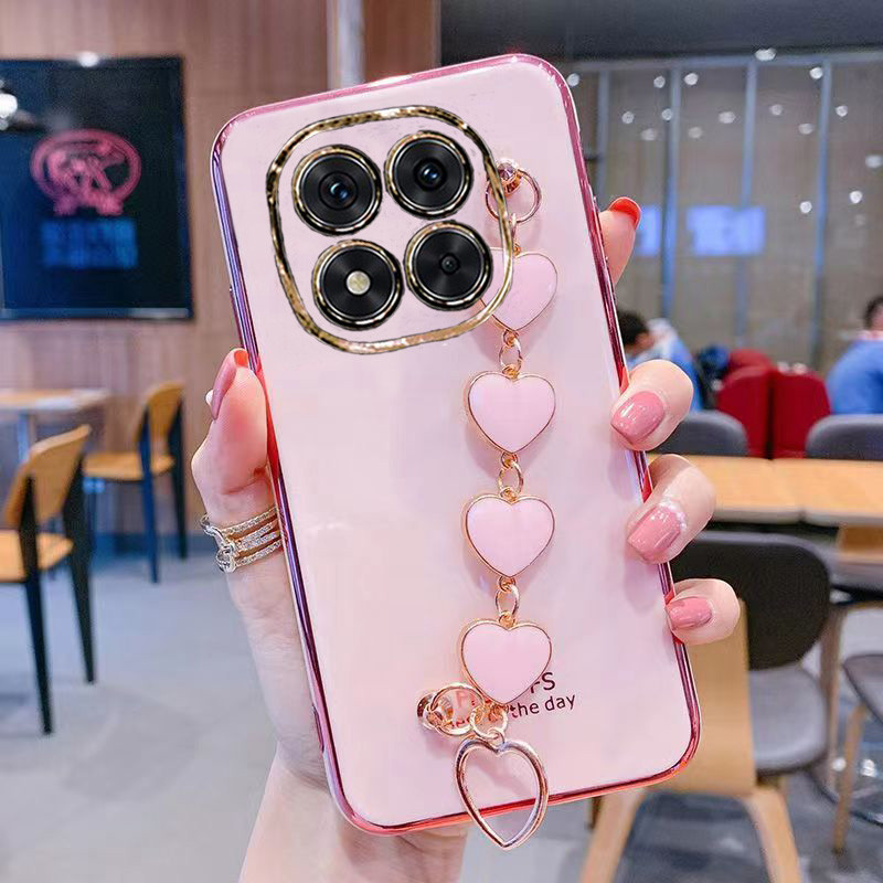 capinha Redmi Note 15 15 Pro 4G Banhado A Capa De Telefone Pulseira De Amor