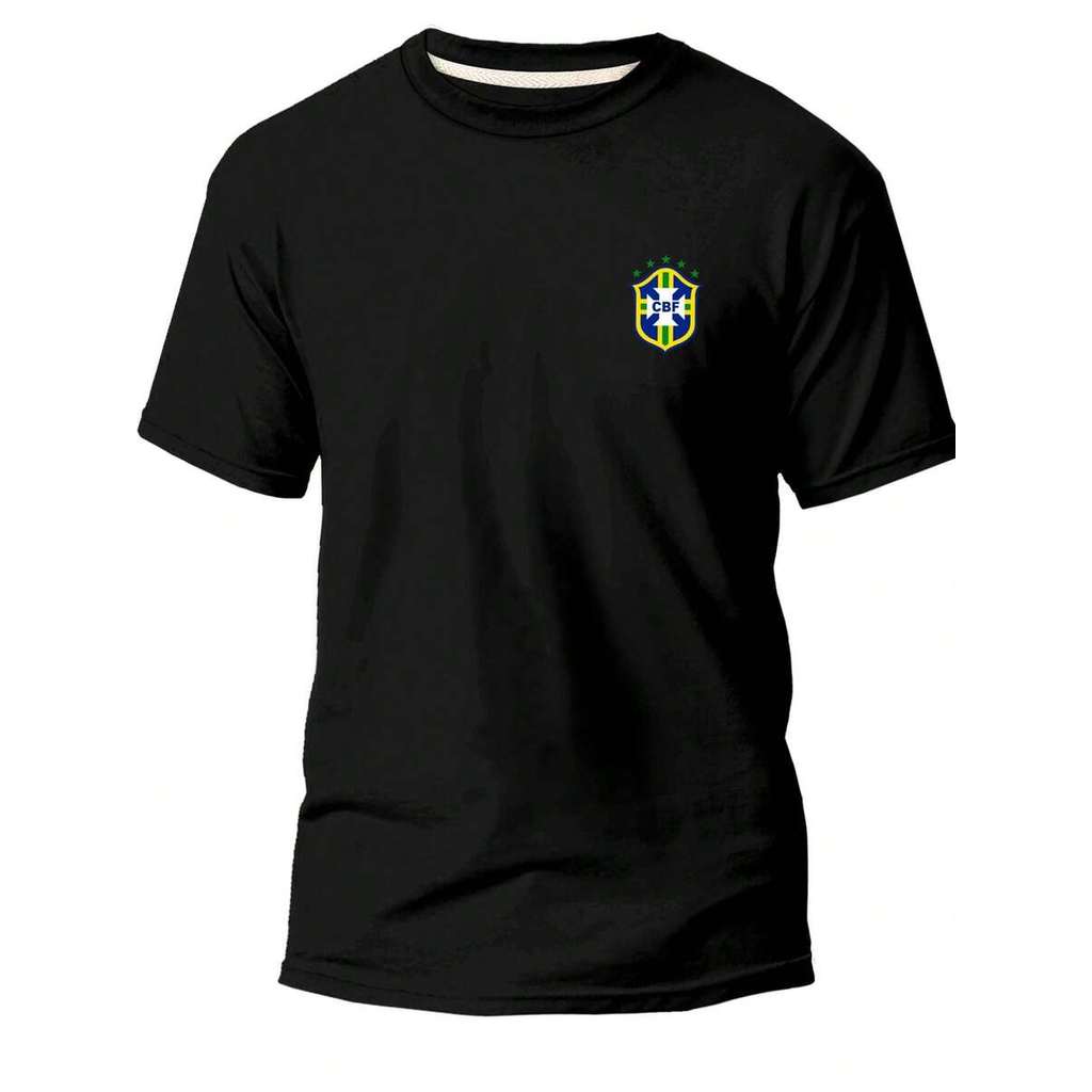 Camiseta Unissex 100% Algodão Brasil Brasileiro Modinha em Oferta na Shopee