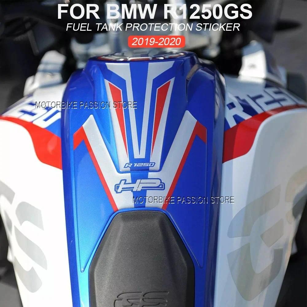 Para BMW GS R1250 R1250GS R 1250 2019-2020 HP Estilo Motocicleta 3D Resina Tanque Almofada Adesivos Tankpad Protetor Dec