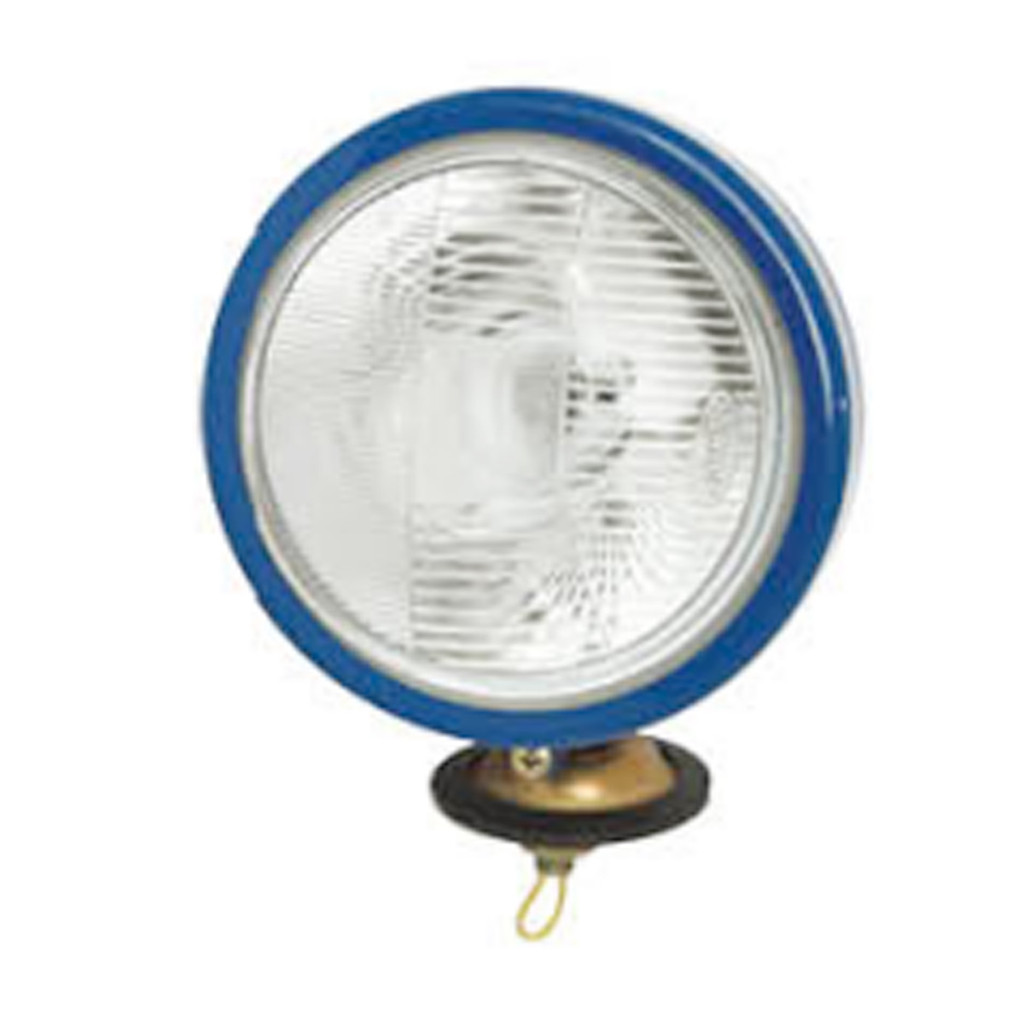 FL0037E-12V Farol Dianteiro Redondo New Holland 12V Lado Esquerdo Azul
