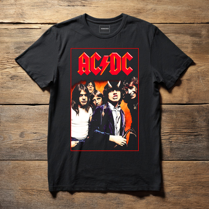 CAMISETA  AC/DC CLASSIC BAND PREMIUM UNISSEX 100% ALGODÃO ETERNAL ROCK COLLECTION