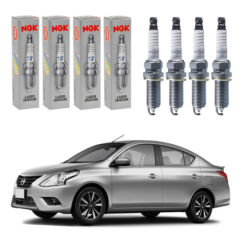 Jogo 4 Velas Ignição Ngk Nissan Versa 1.6 16v 2018 A 2020