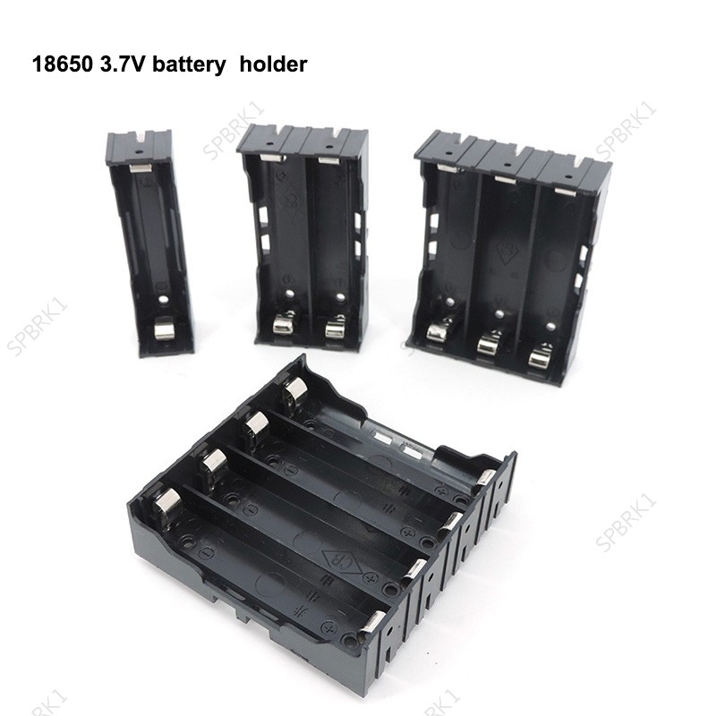 2 Pçs 1 2 3 4 Slot Porta 18650 Power Bank Casos 3.7v Alta Qualidade DIY Caixa De Bateria Caso Duro Recipiente Com Pino F