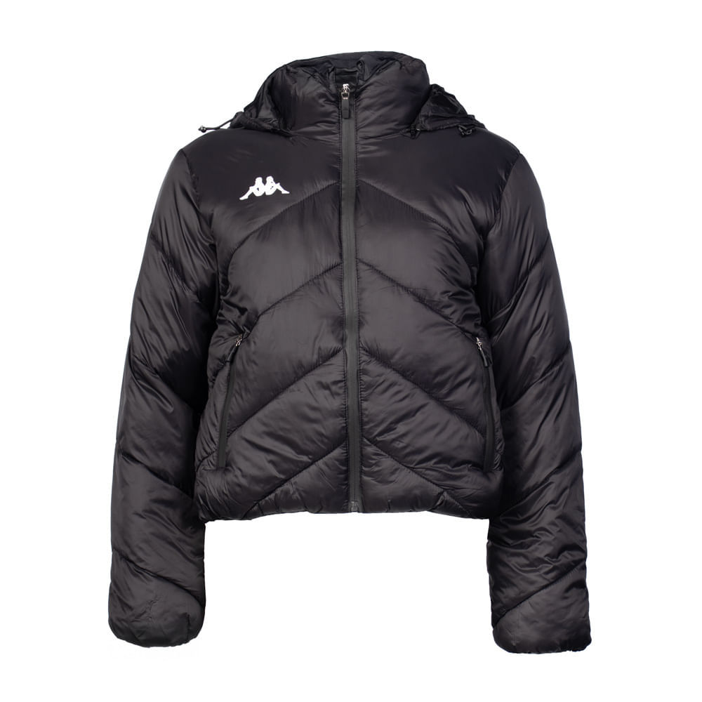 Jaqueta Feminina Kappa Padding Sport Vivier Puffer Preto em Oferta na Shopee