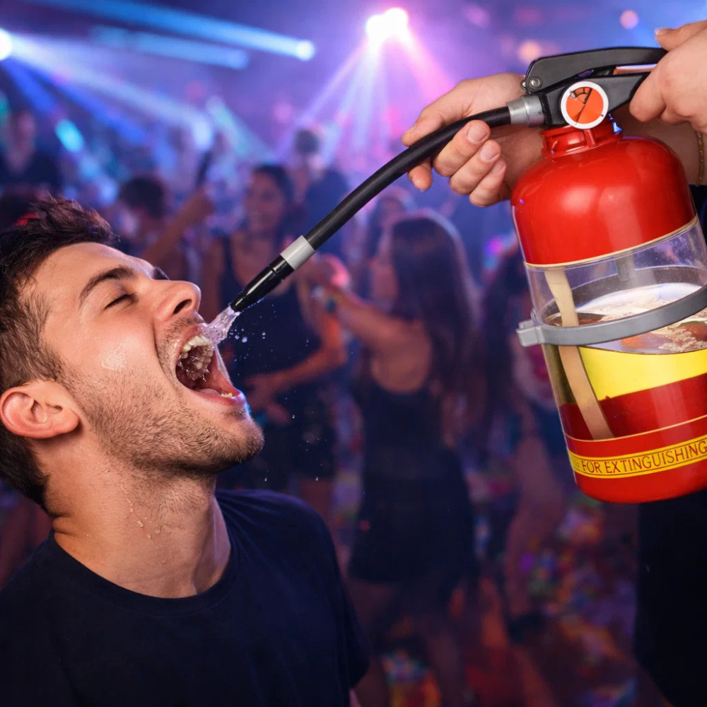 jarra chopeira dispenser Extintor de Incêndio Pingometro Barril chopp Para Bebidas Dispenser 2Litros
