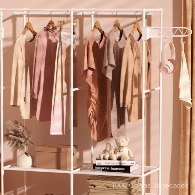 1 Pc Suporte Para Roupas,Para Quartos,Design EconôMico De EspaçO,Para Casacos,ChapéUs,Bolsas,Etc,Suporte Promoção