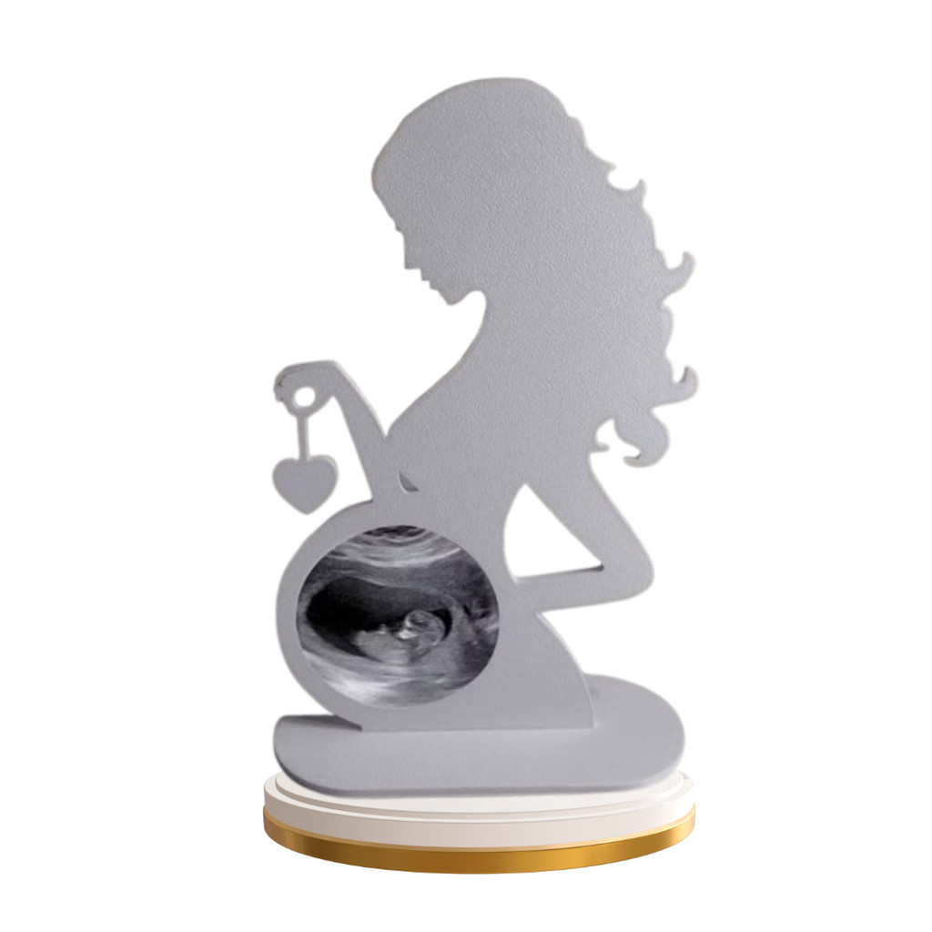 Porta-Retrato para Ultrassom do Bebê – Decoração Personalizada para Gravidez e Gestante!