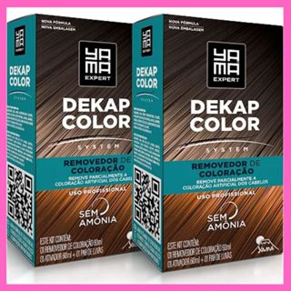 Kit 2 Unidades Yamá Dekapcolor System - 120ml em Oferta na Shopee