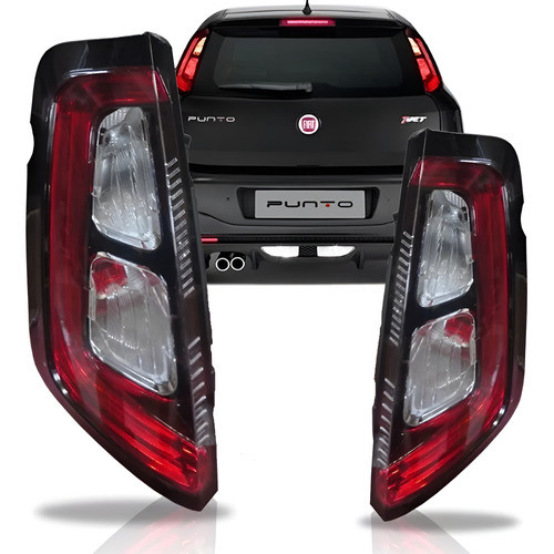 Lanterna Sinaleira Traseira Punto 2013 2014 2015 2016 2017 13 14 15 16 17 Sporting Tj Fiat Esquerdo Motorista