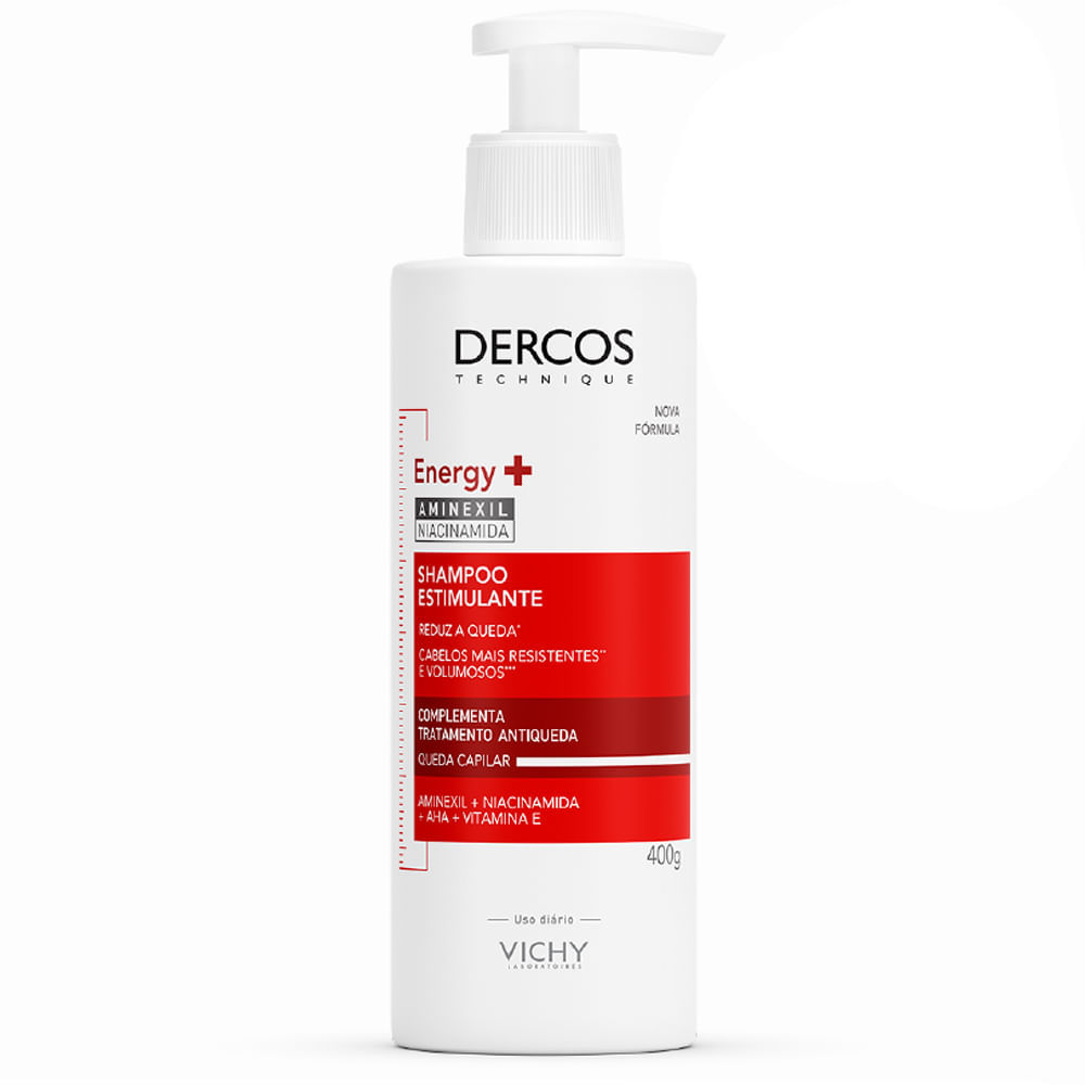 Dercos Energy+ Shampoo Estimulante Antiqueda 400g em Oferta na Shopee