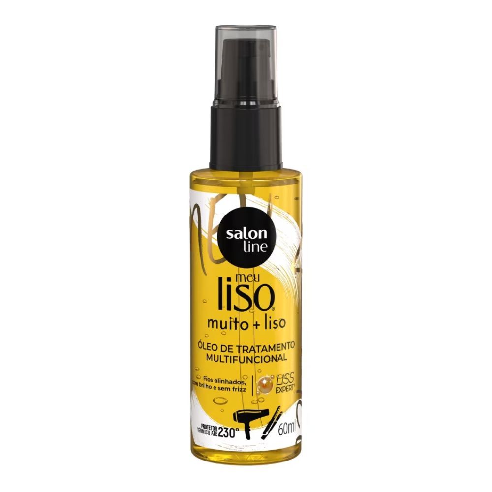 Óleo de Tratamento Multifuncional Salon Line Meu Liso Muito mais Liso 60ml em Oferta na Shopee