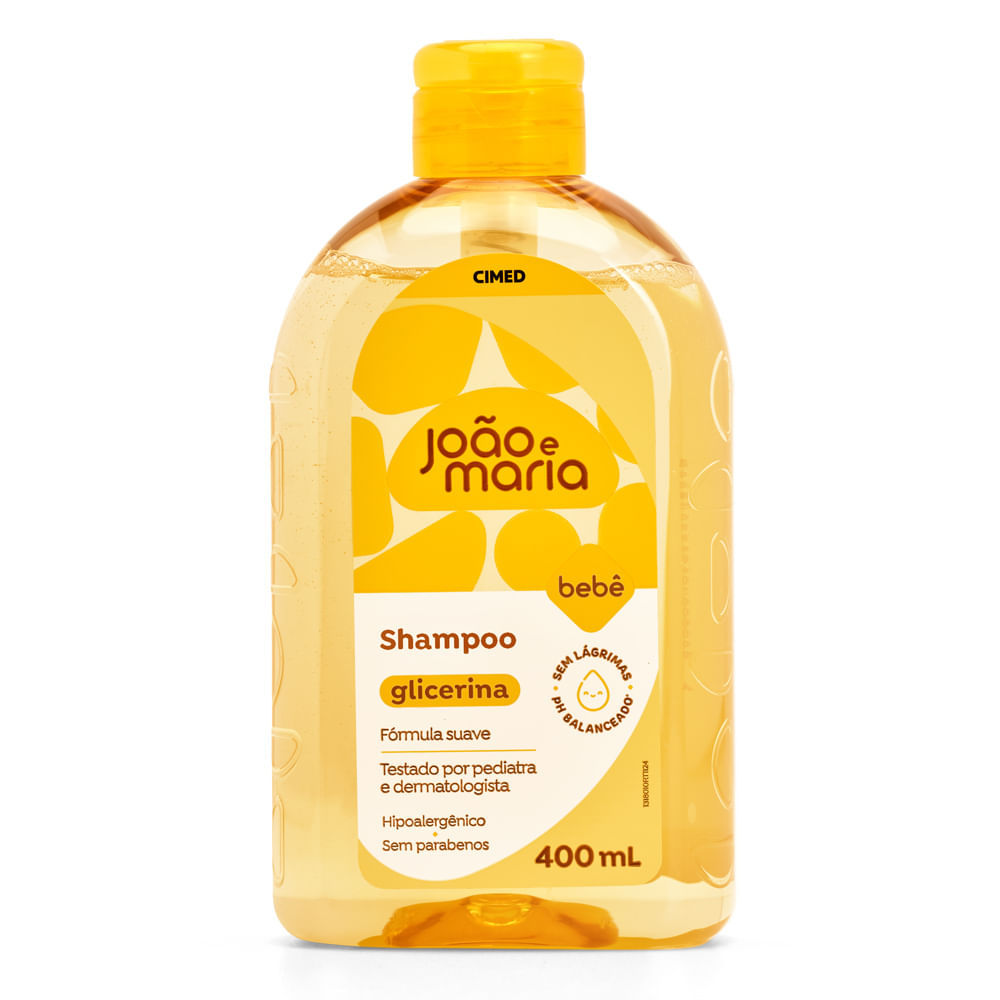 Shampoo Bebê João e Maria Glicerina 400ml em Oferta na Shopee