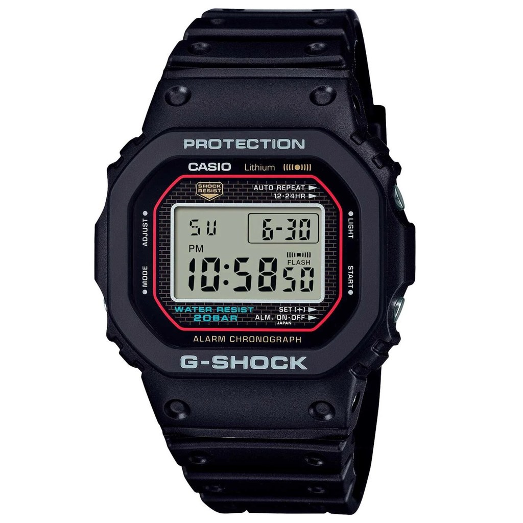 Relógio Casio G-Shock DW-5000R-1ADR Revival 40 anos *Made in Japan
