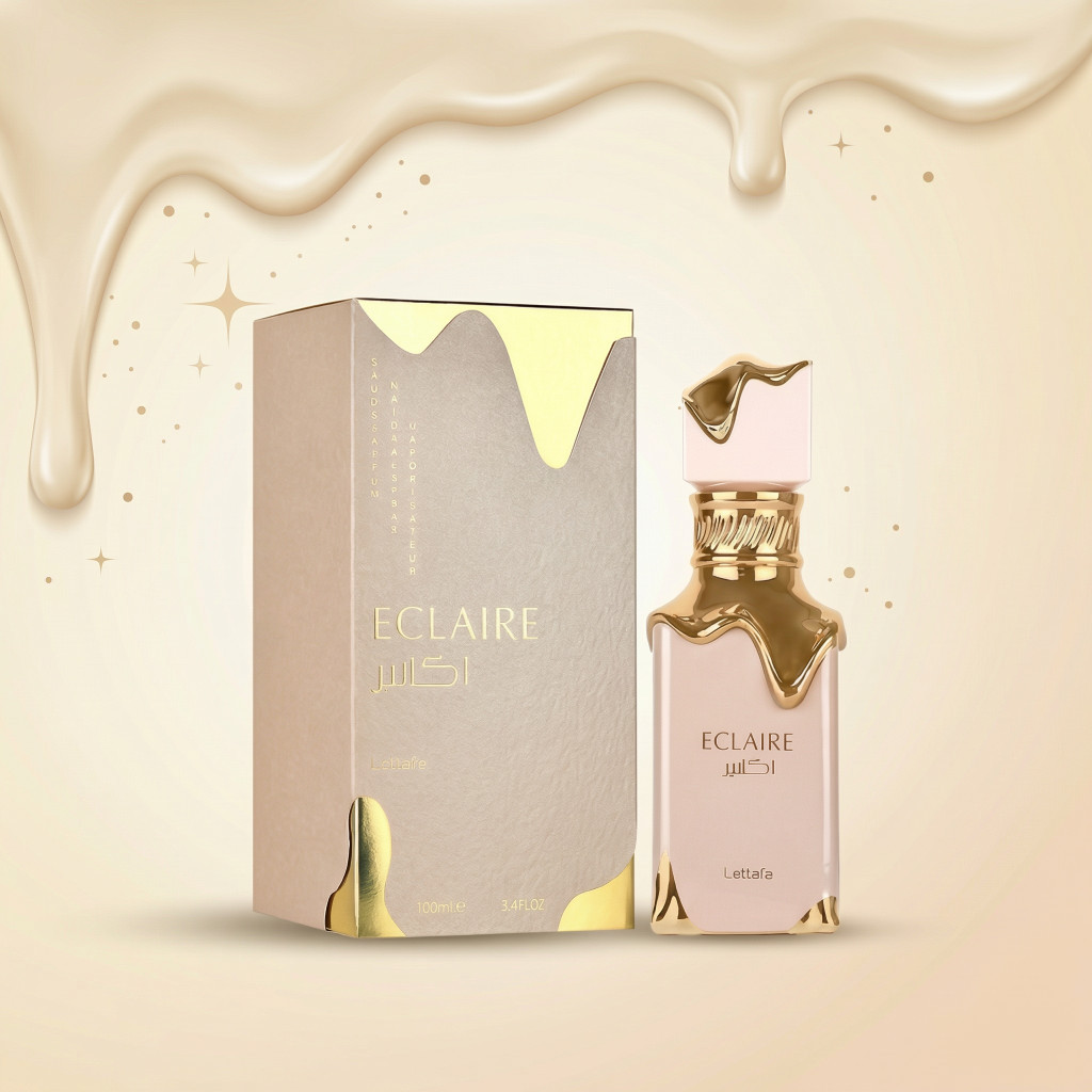 Perfume Árabe Feminino Lattafa Eclaire EDP 100ml Doce Cremoso Alta Fixação em Oferta na Shopee