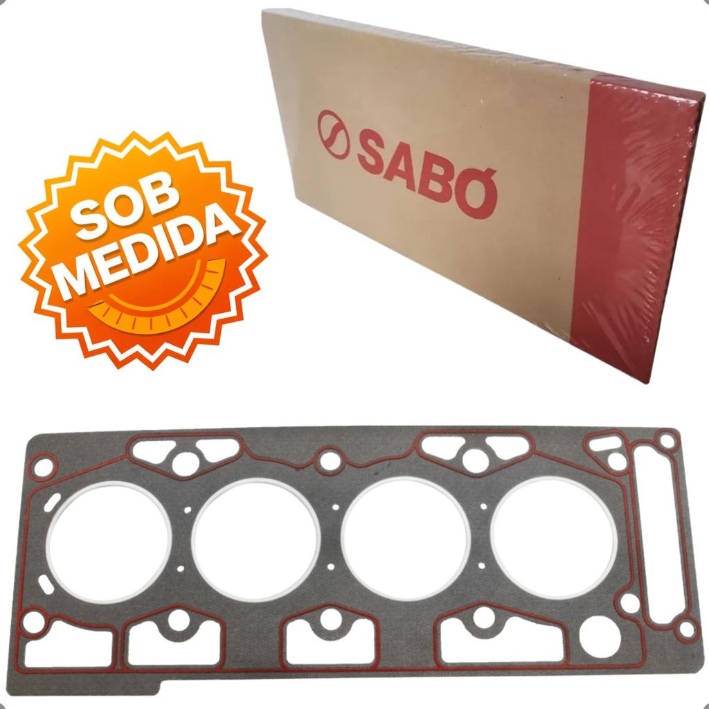 Junta do Cabeçote Sob Medida Sabó Fiesta Ká EcoSport 1.0 8v Zetec Rocam Supercharger 2mm