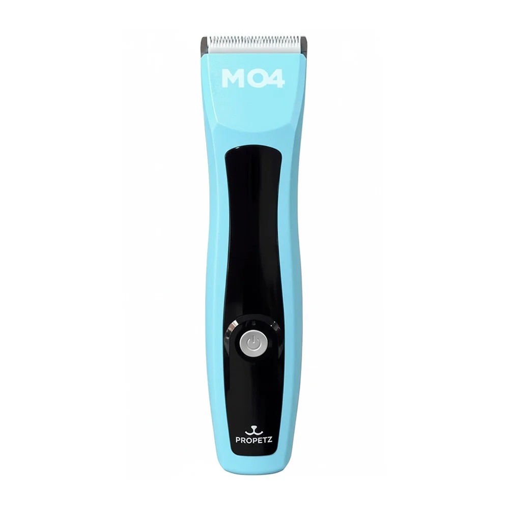 Máquina de Tosa MO4 Azul Sem Fio Bivolt Acabamentos Propetz Pet Original