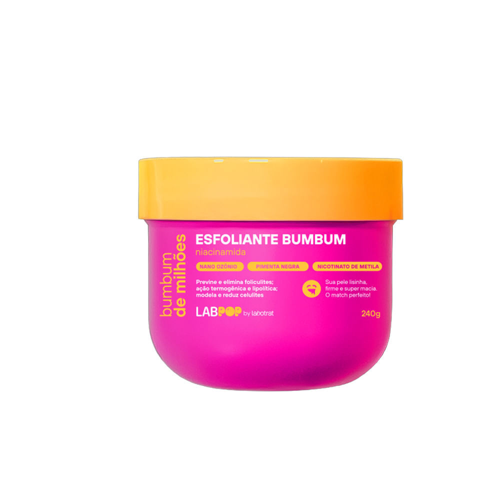 Mousse Esfoliante Labotrat Bumbum De Milhões 240g em Oferta na Shopee