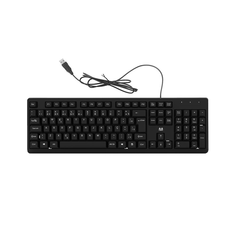 Teclado com Fio USB TF600 Preto Multi (Multilaser) - TC600 em Oferta na Shopee