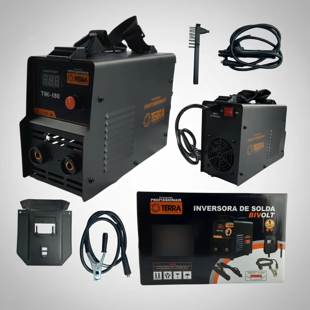 Inversora De Solda Bivolt Twi-180 Terra Alta Performace Profissional e Qualidade