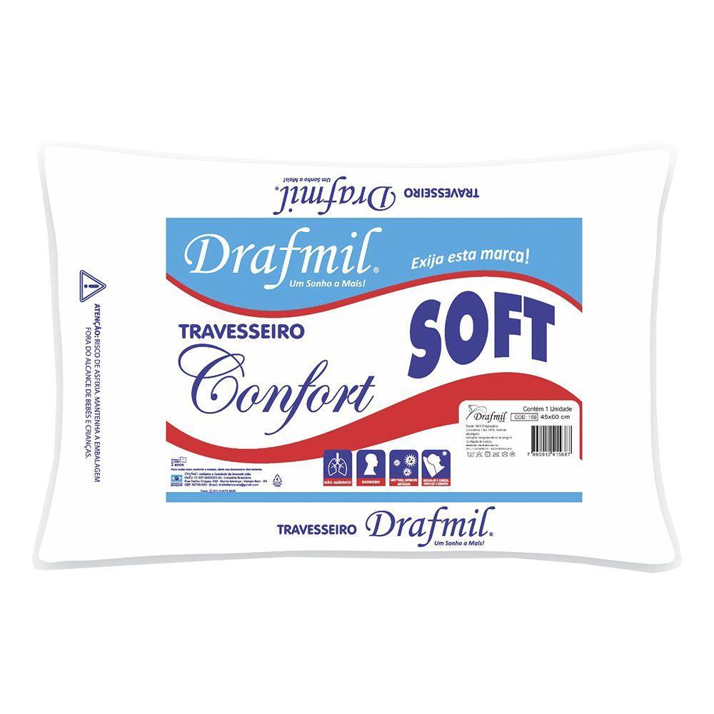 Travesseiro Drafmil Fibra Siliconada 45x60 - 15b em Oferta na Shopee