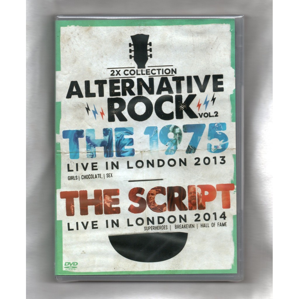 2x Alternative Rock Dvd Vol. 2 The 1975 & The Script