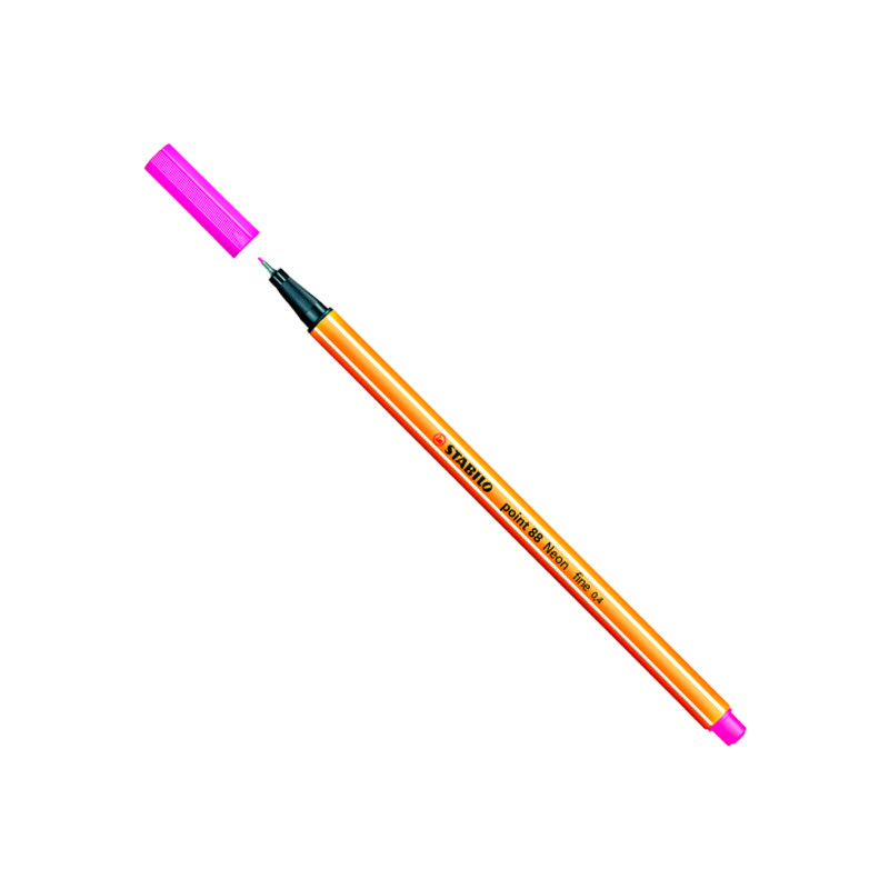 Caneta hidrográfica Fine Point 88/056 Rosa Neon Stabilo