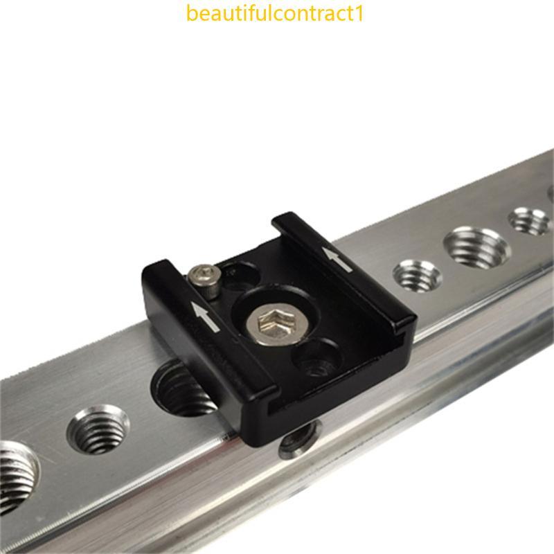 Base Montagem Sapata Fria Para Câmera Microfone E Acessórios Luz LED