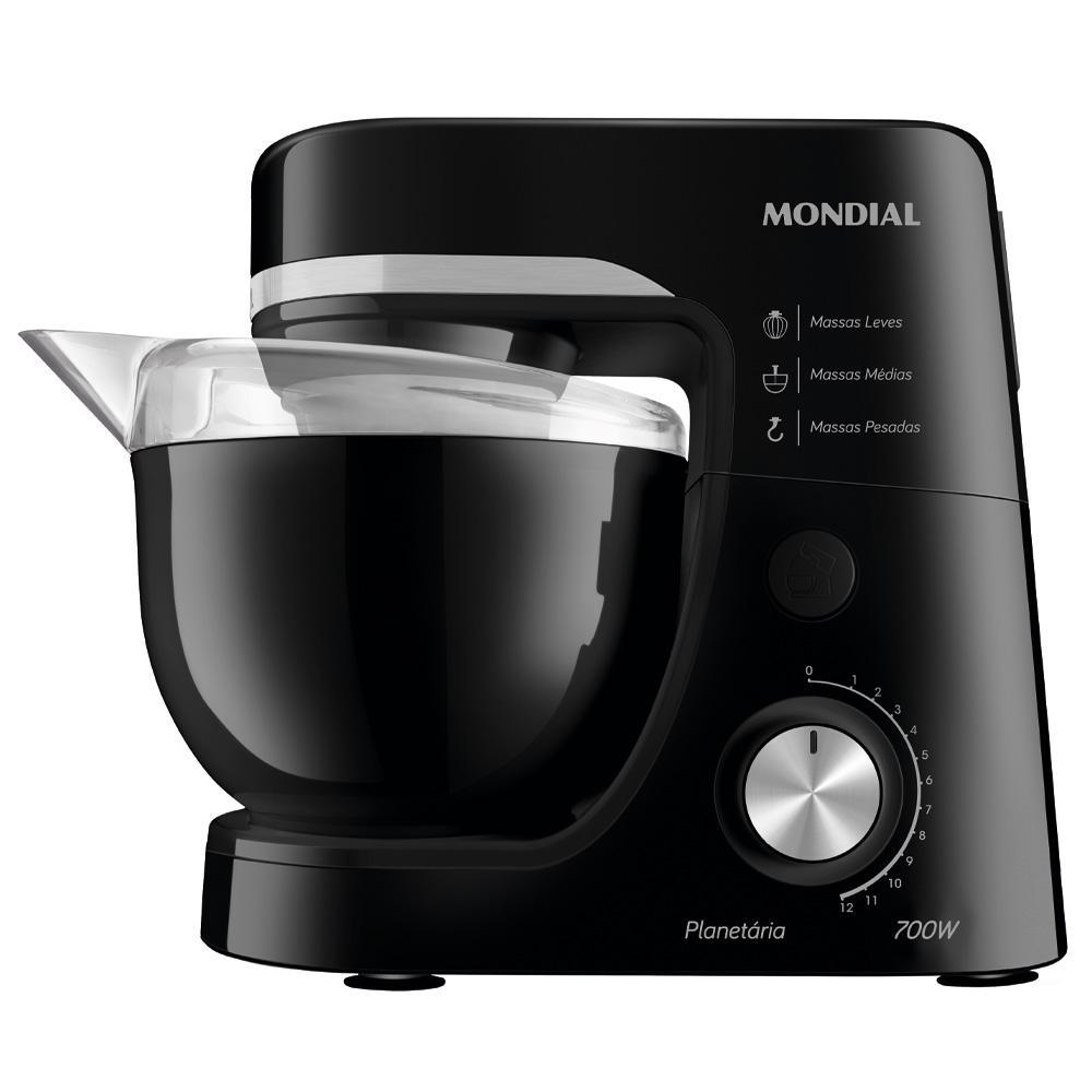 Batedeira Planetária Mondial BP03 Preta 127V em Oferta na Shopee