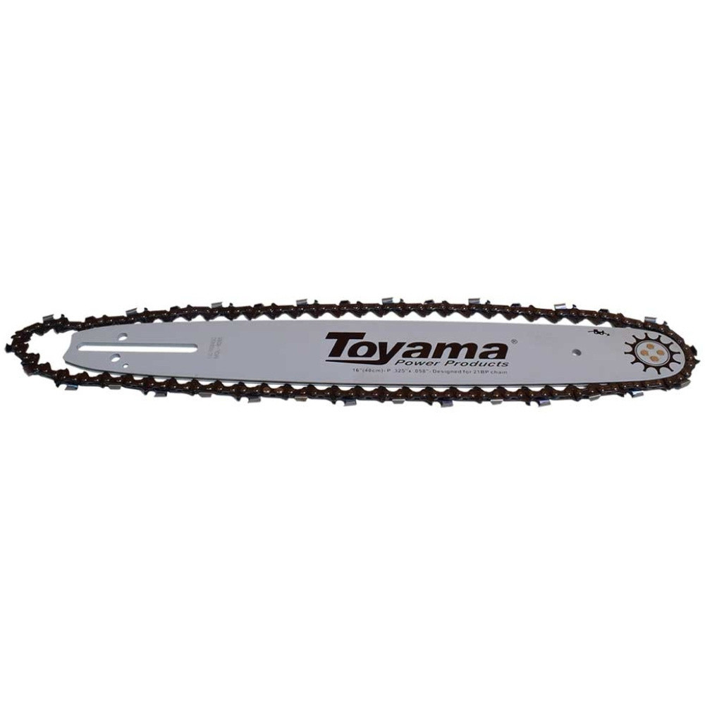 Sabre para Motosserra com Corrente 16POL Ponta Rolante 40cm 64 Elos TOYAMA em Oferta na Shopee