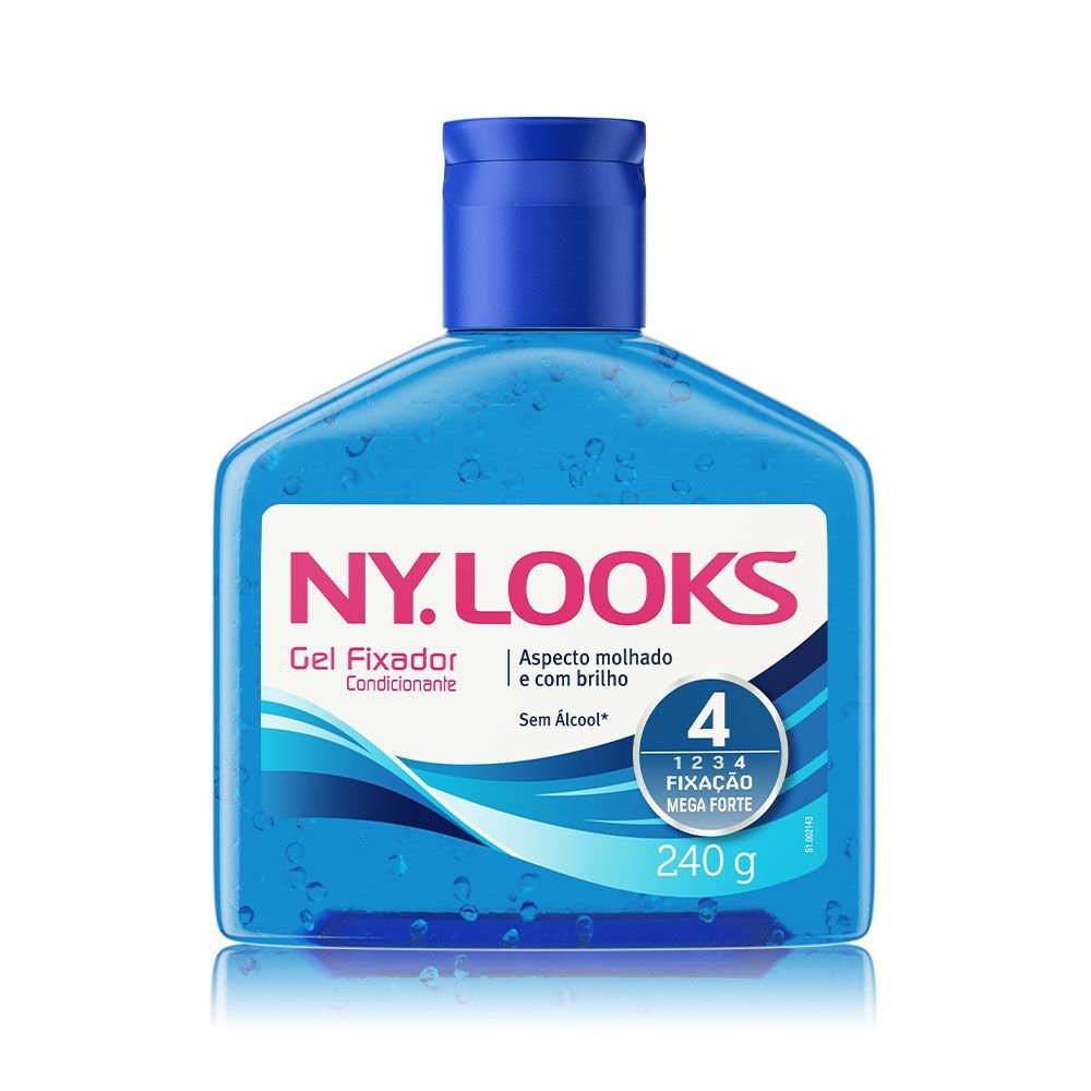 Gel Condicionador Fixador Ny Looks Fator 4 240g em Oferta na Shopee
