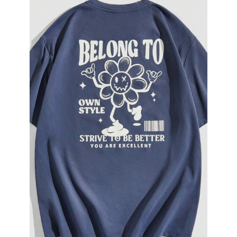 Camiseta Streetwear Belong To Own Style Lançamento Unissex Qualidade e Conforto