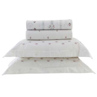 Jogo De Cama 200 Fios Vida Bela Kacyumara Mizzy em Oferta na Shopee