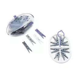Kit Lavanderia com Cesto Prendedores E Mini Varal - Simplo