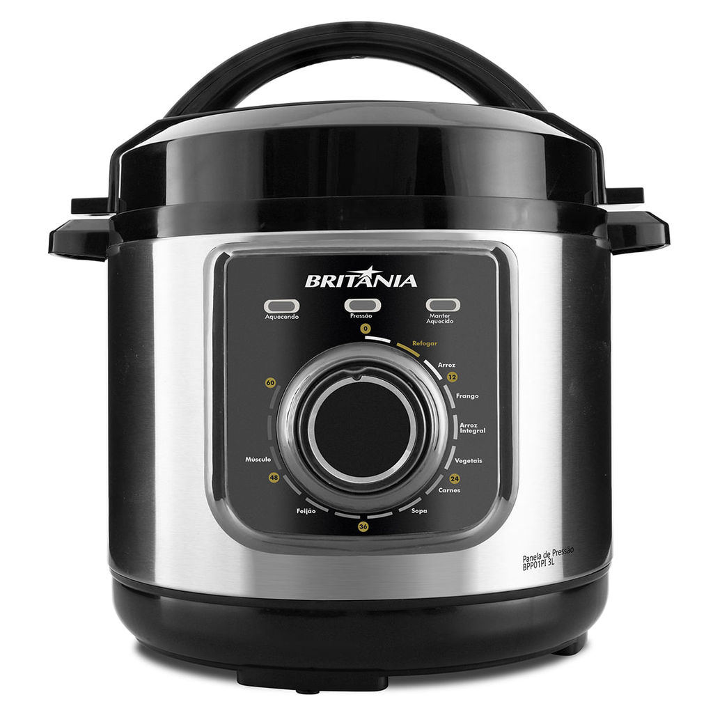 Panela de Pressão Britânia BPP01PI Multifuncional 3L em Oferta na Shopee