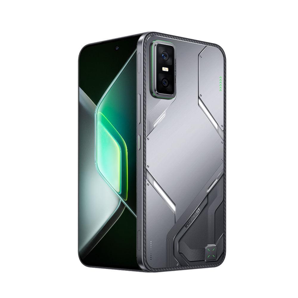 Smartphone Gamer Infinix GT30 Pro 5G 12GB RAM 256GB Câmera Dupla 108MP+ Selfie 13MP NFC 6,78” AMOLED Dual Chip - Chumbo