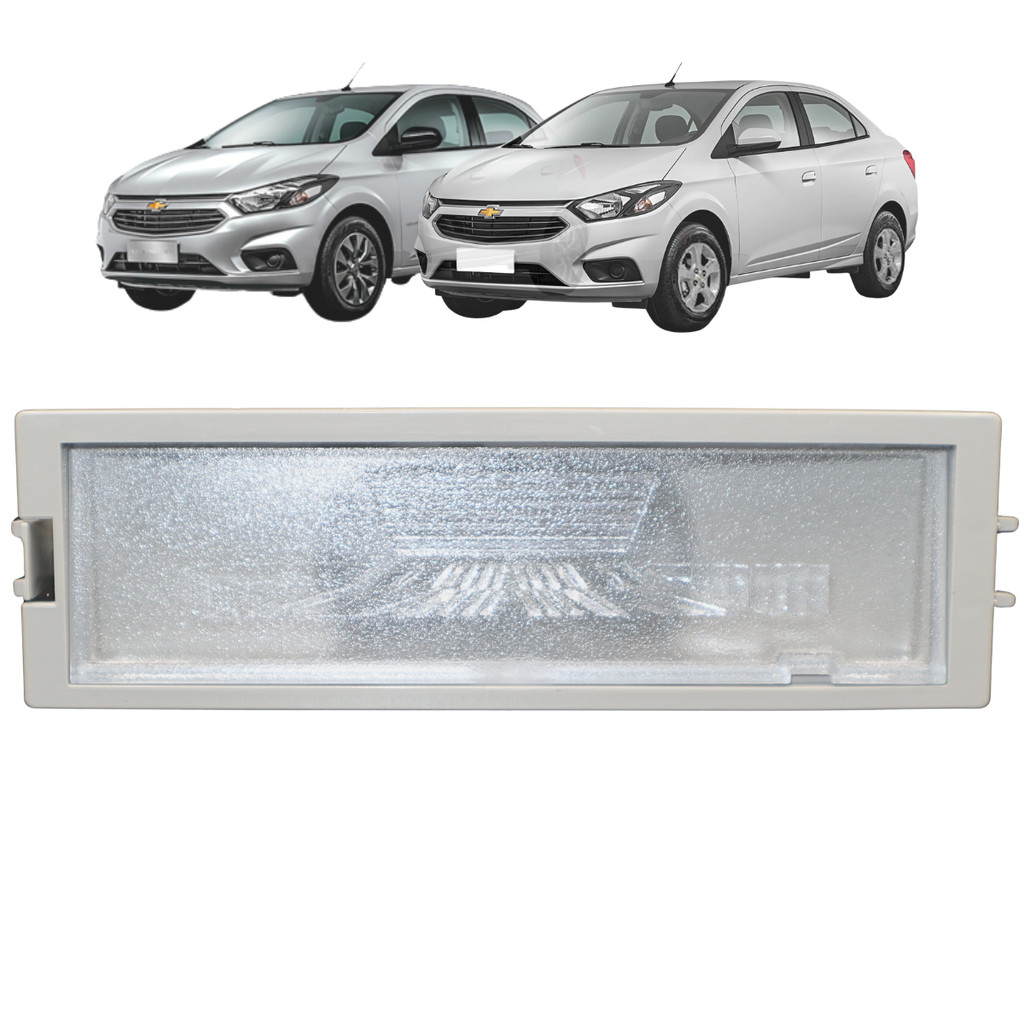 Lanterna Luz de Placa Onix Prisma 2013 2014 2015 2016 2017 2018 2019 Sem Soquete