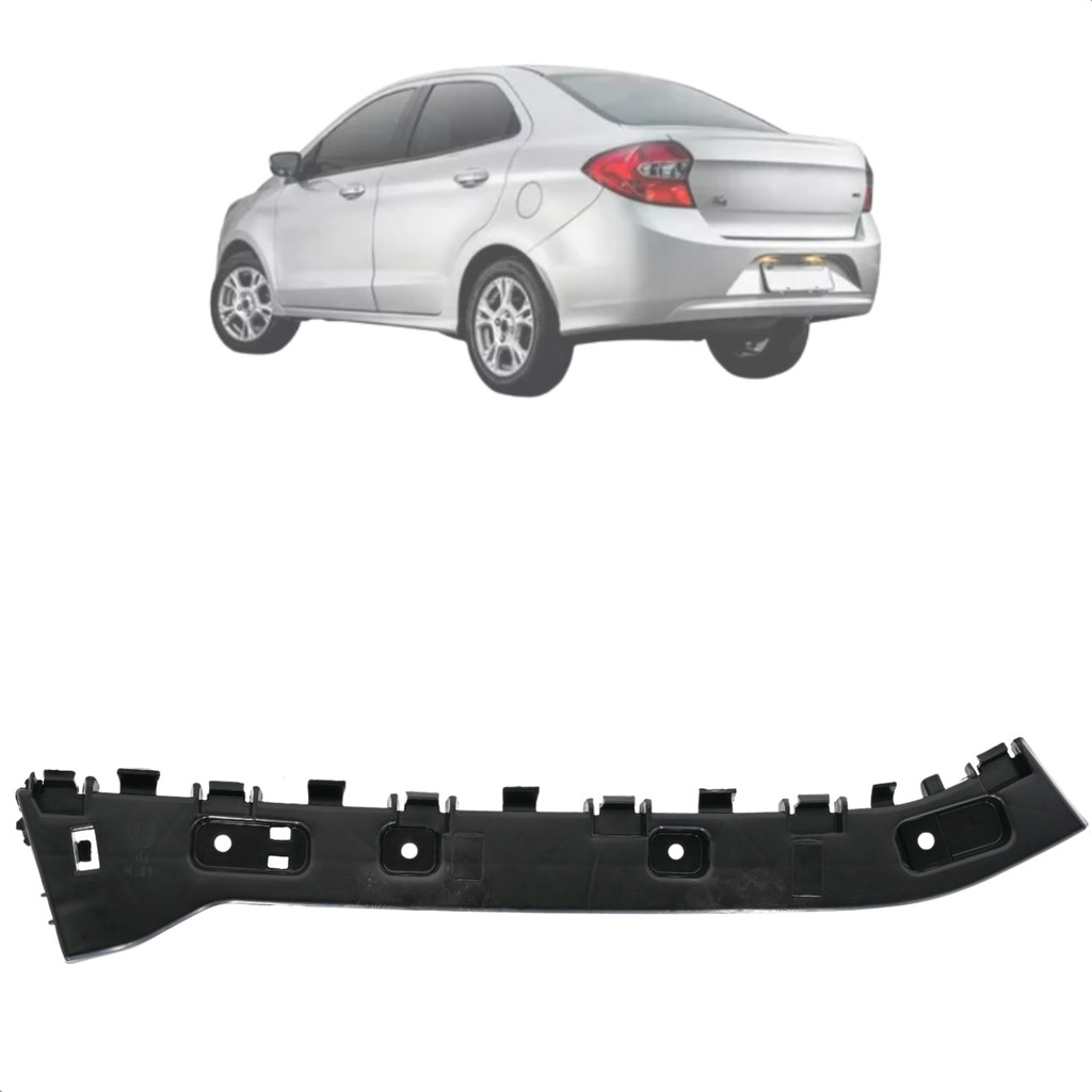 Guia Esquerdo Parachoque Traseiro Ford Ka Sedan 2019 2020 2021