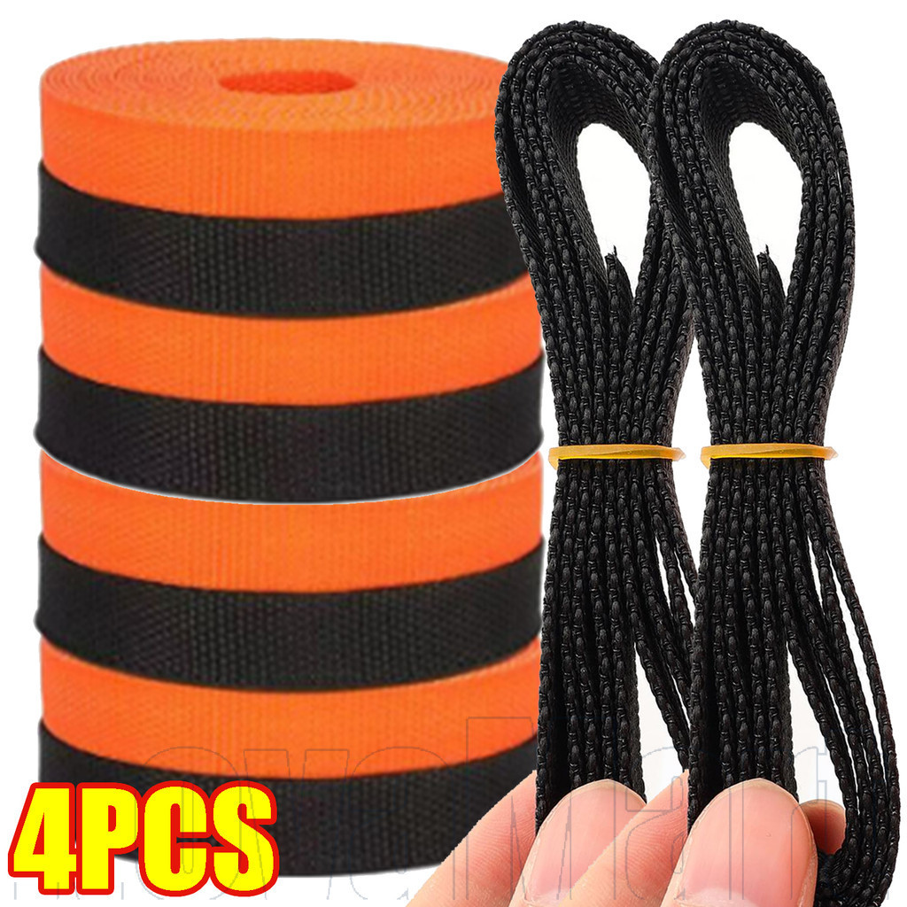 1/2/4pcs Organizador De Cabo Automotivo De Manga Trançada Termo Retrátil , Tubo De Isolamento Resistente À Abrasão Para