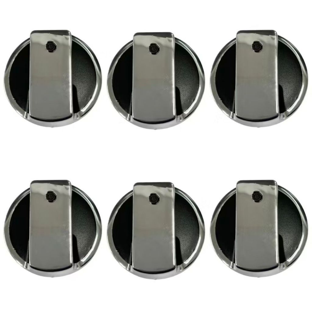 Kit 6 Botões Manipulo Fogão Mueller Decorato e Maggiore G2 Original