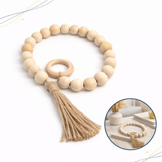 Colar Madeira Enfeite Mesa Parede Decoração Artesanal em Oferta na Shopee