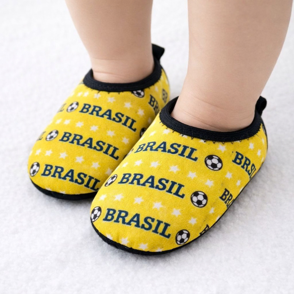 Sapatilha Aquática Infantil Antiderrapante Confortável para Praia Piscina Rio e Esportes