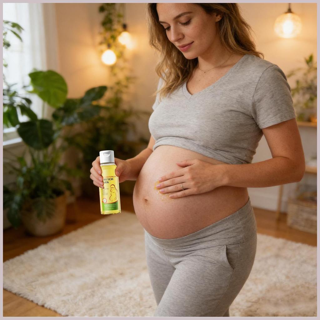 Óleo Para Barriga Gravidez , 100ml , Hidratante Natural Corporal , Estrias , Pós-Chuveiro deyile3br