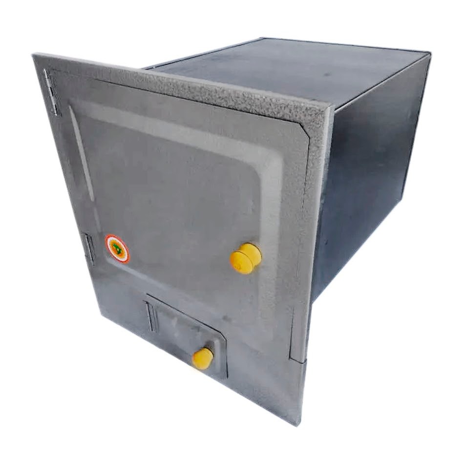Forno De Chapa Galvanizada N°03 Com Cinzeiro 50x35x30cm