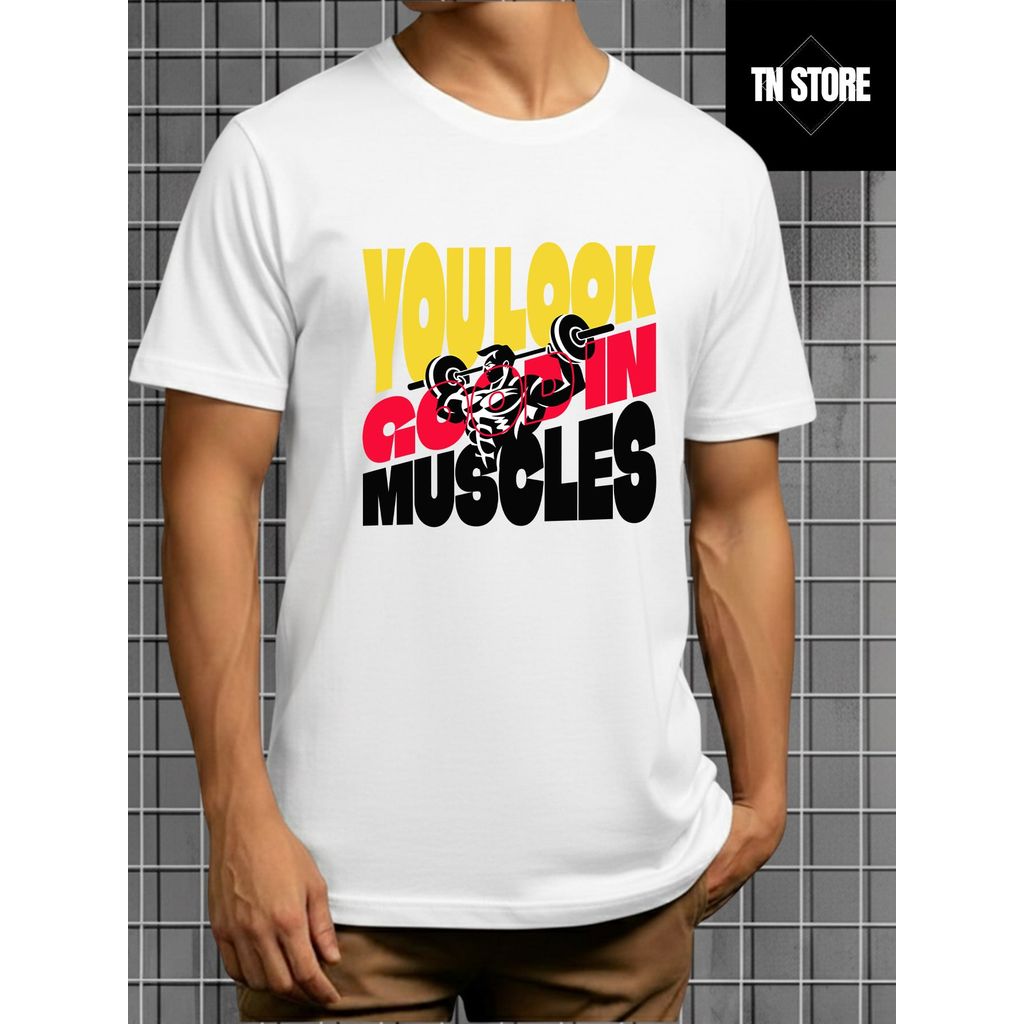 Camiseta Fitness Academia Gym Treino Esporte Camisa Blusa Unissex Masculino Feminino 100% Algodão Branco Plus Size