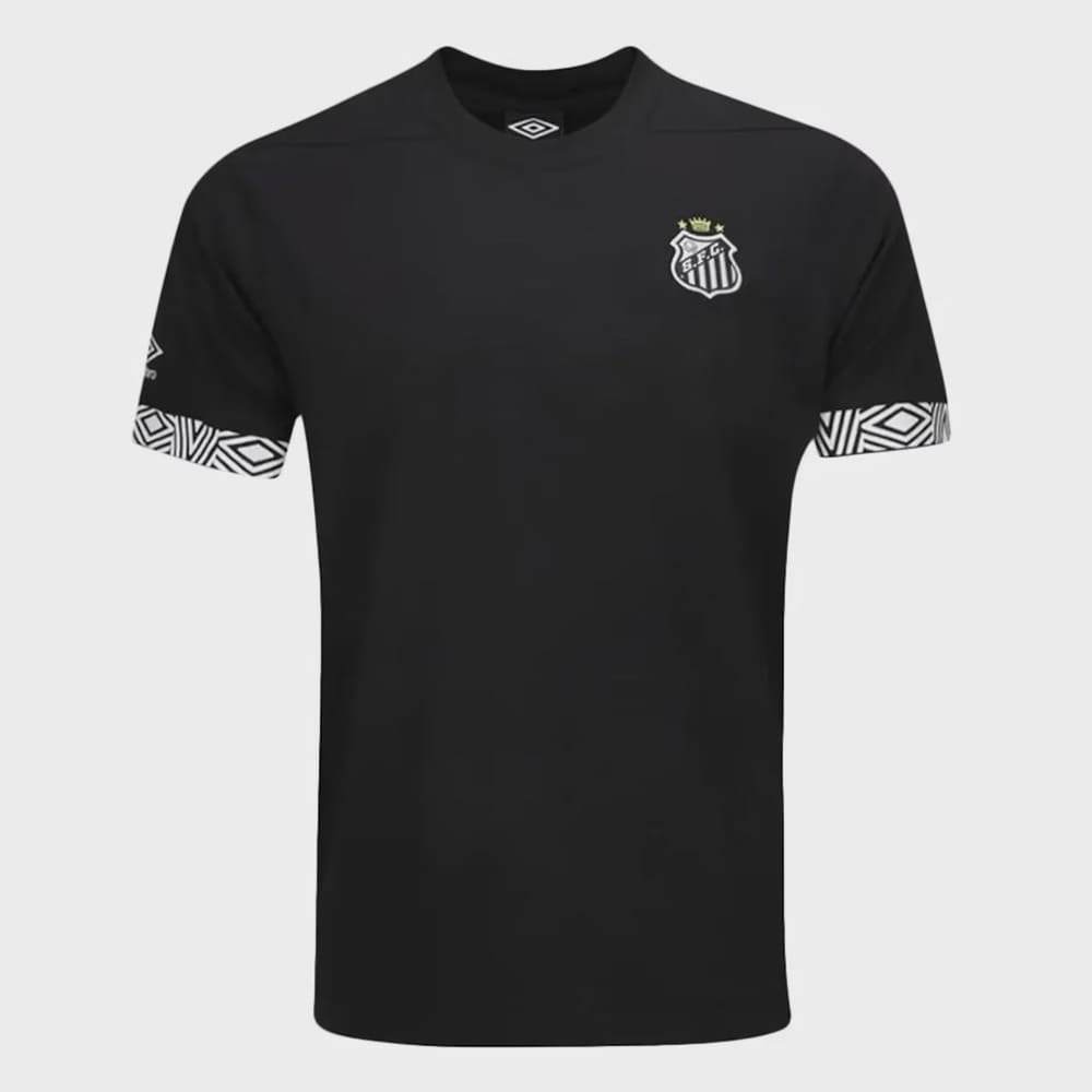 Camisa Santos Concentração Umbro 2026 Preto em Oferta na Shopee
