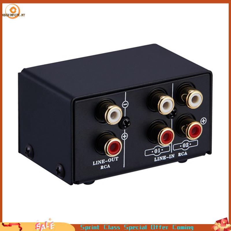 Seletor De Sinal De Fonte O 2 Em 1 Ou 1 2 Saídas , Switcher , Alto-Falante , Perda , Interface