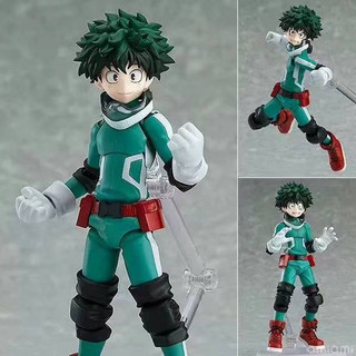 Anime japonês de 14.5 cm  Figma 323 Midoriya Izuku Modelo móvel colecionáveis de PVC